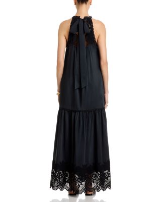 Teri Lace Trim Maxi Dress