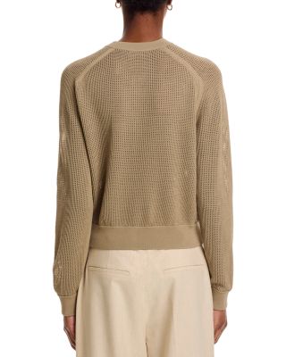 Crewneck Cardigan Sweater