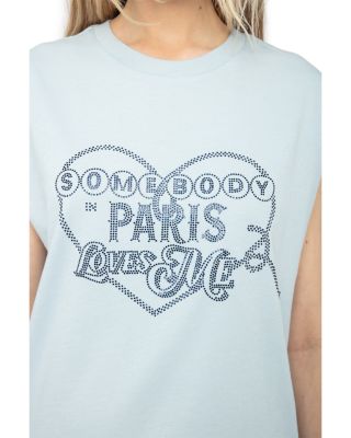 Cloe Strass Somebody Loves Tee