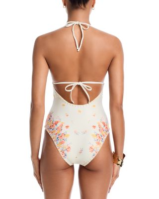 Whipstitch Trim One Piece Swimsuit - Exclusive