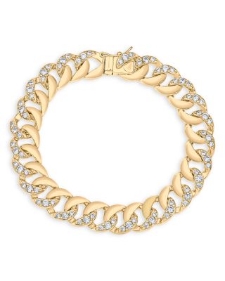 Pav&eacute; Chain Link Bracelet