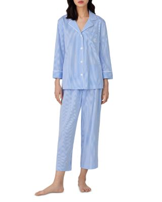 Bingham Knits Cotton Jersey Cropped PJ Set