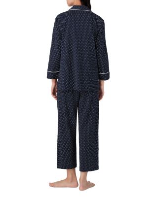 Bingham Knits Cotton Jersey Cropped PJ Set