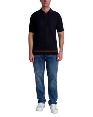 Short Sleeve Textured Polo Shirt