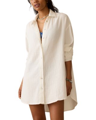 Dune Cotton Gauze Haze Shirt Dress