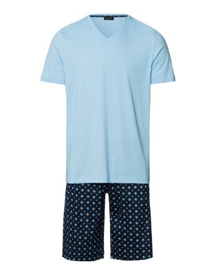 Hanro - V-Neck Short Sleeve Cotton Pajamas