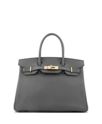 Pre-Owned HERMÈS - Birkin 30 Handbag Green Epsom with Gold Hardware