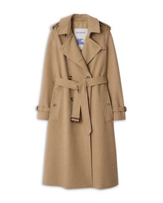 Long Cashmere Kensington Trench Coat