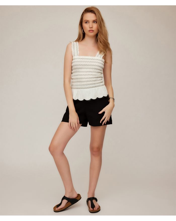 Elliot Smocked Tank Top