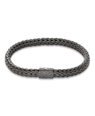 Men's Sterling Silver Icon Bracelet, 7.5mm