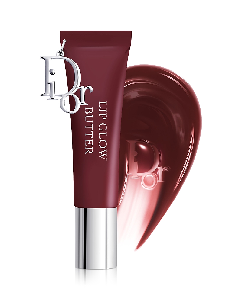 DIOR Lip Glow Butter Hydrating Gloss Balm 104 Black Cherry 0.34 oz/10 mL