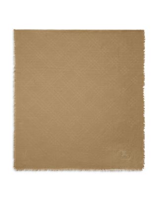 Burberry - Wide Check Wool Silk Scarf