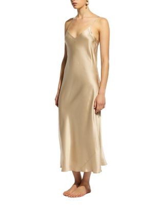 Silk Long V Neck Nite