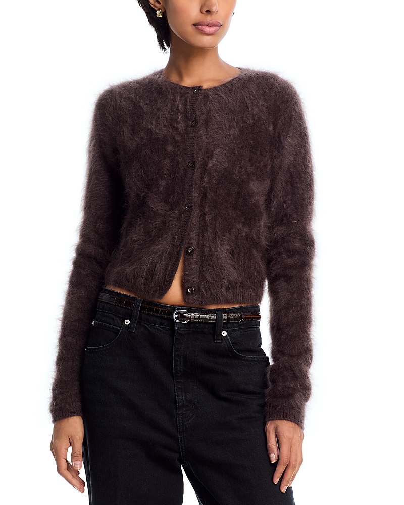 Frame The Teddy Cashmere Cardigan In Brown