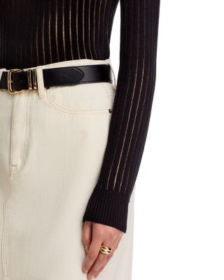 The Sheer Stripe Sweater