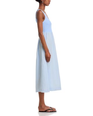 Sleeveless Knit Combo Dress