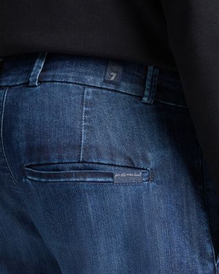 Airweft Slim Straight Fit Denim Chinos in Rialto Blue