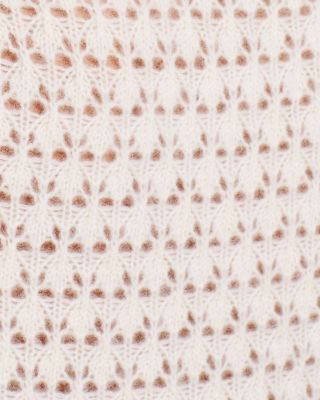 100% Cashmere Openwork Crewneck Sweater - Exclusive