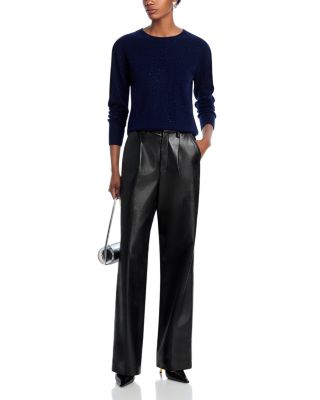 100% Cashmere Crystal Crewneck Sweater - Exclusive