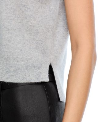 100% Cashmere Super Brushed V Neck Sweater Vest - Exclusive