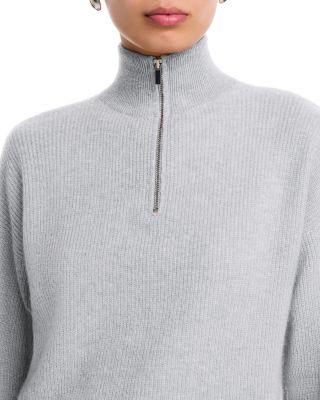 100% Cashmere Quarter Zip Sweater - Exclusive