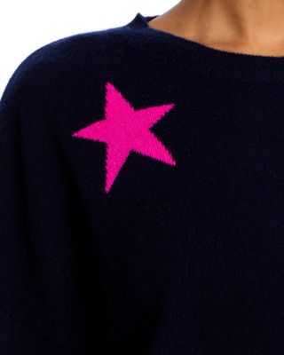 100% Cashmere Star Crewneck Sweater - Exclusive