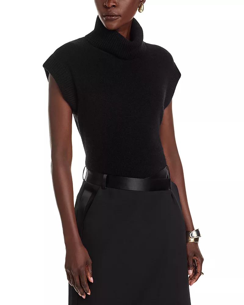 C by Bloomingdale's Cashmere Turtleneck Sweater Vest - Exclusive