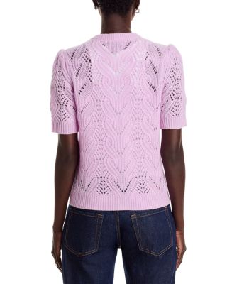 100% Cashmere Crewneck Cardigan Sweater - Exclusive