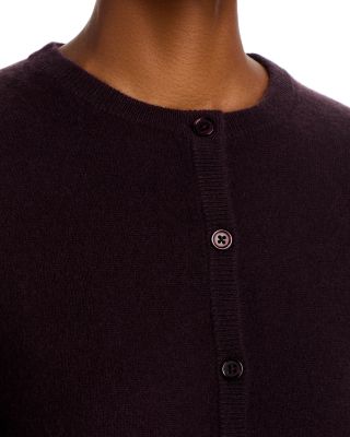 100% Cashmere Crewneck Cardigan Sweater - Exclusive