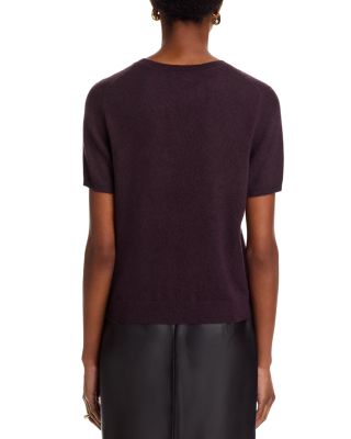 100% Cashmere Short Sleeve Crewneck Sweater - Exclusive