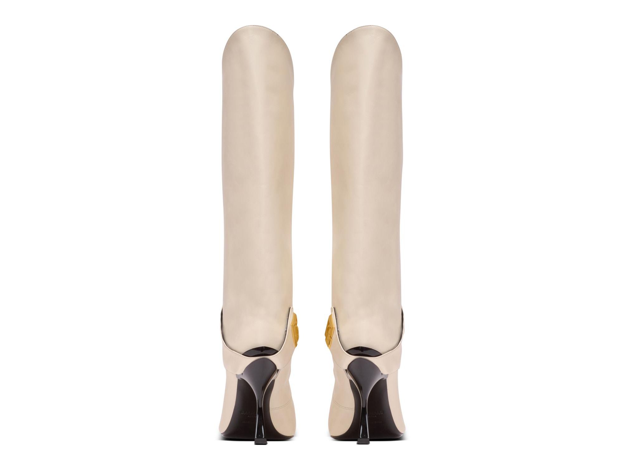 Women's Twist Heeled Leather Boots — Image 3