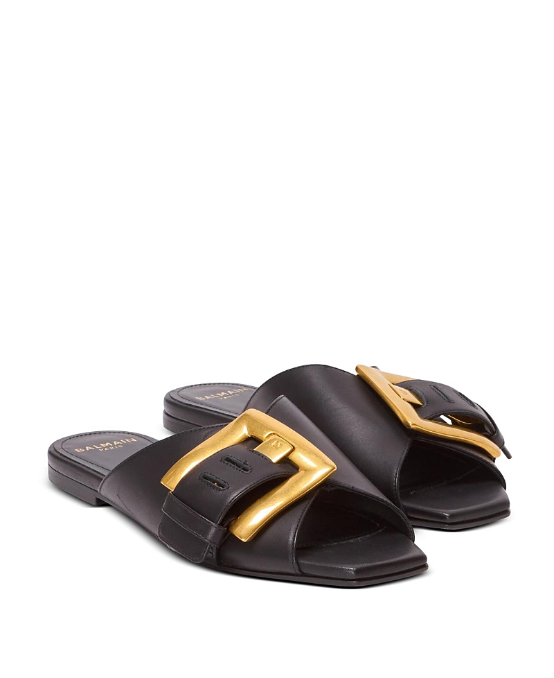 Balmain Women's Anthem Flat Leather