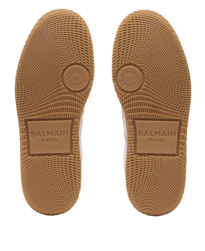 Women's Leather and Canvas Swan Trainers