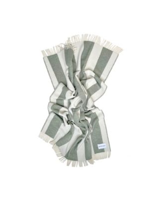 Rough Stripe Agave Blanket, 51" L x 78" W