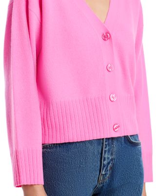 100% Cashmere V Neck Cardigan - Exclusive