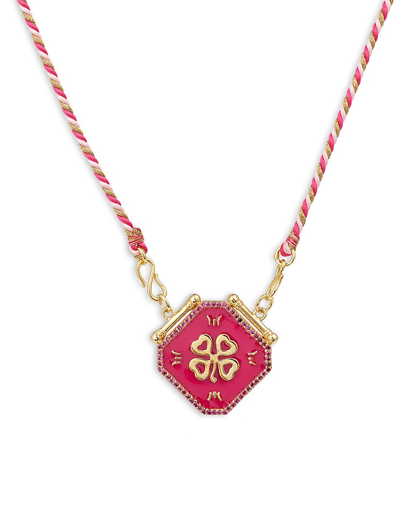 Caroline De Benoist Flower Thread Necklace, 25.6