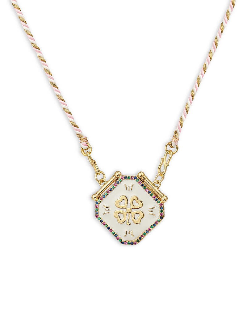Caroline De Benoist Flower Thread Necklace, 25.6