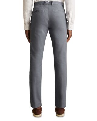 Textured Slim Fit Chino Trousers
