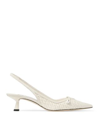 Women&#39;s Amita 45 Raffia Slingback Pumps