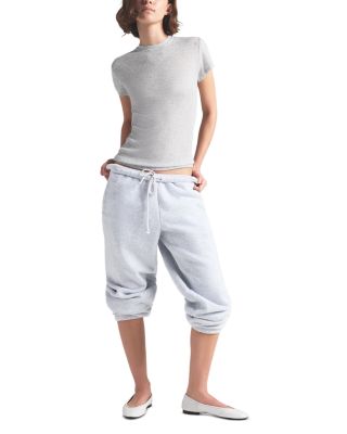 Sheer Cotton Crewneck Tee