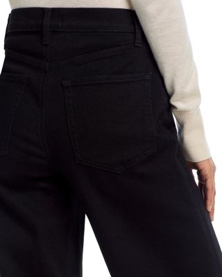 Le Slim Palazzo High Rise Jeans in Black