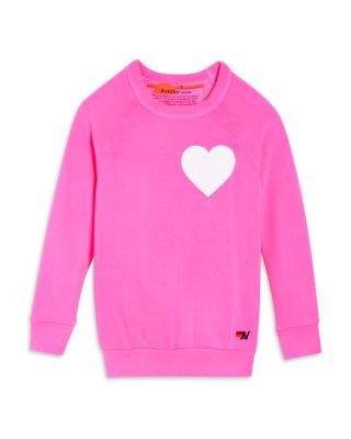 Unisex Heart Print Sweatshirt - Little Kid, Big Kid