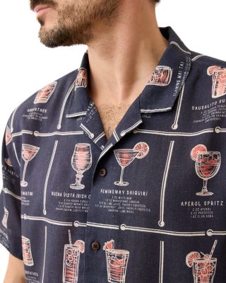 Regular Fit Print Camp Shirt