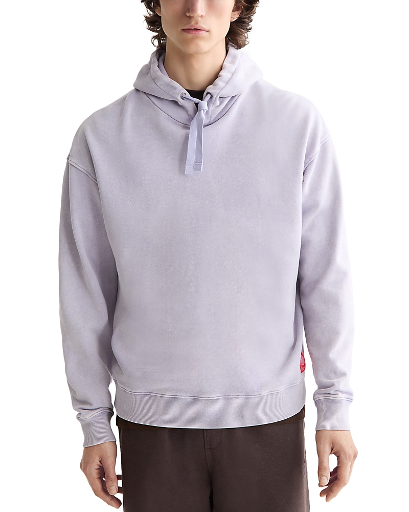 Scotch & Soda Relaxed Fit Artwork Hoodie In Purple