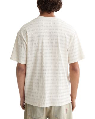 Relaxed Fit Tonal Stripe Pocket Tee  