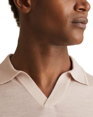 Duchie Merino Wool Open Collar Polo