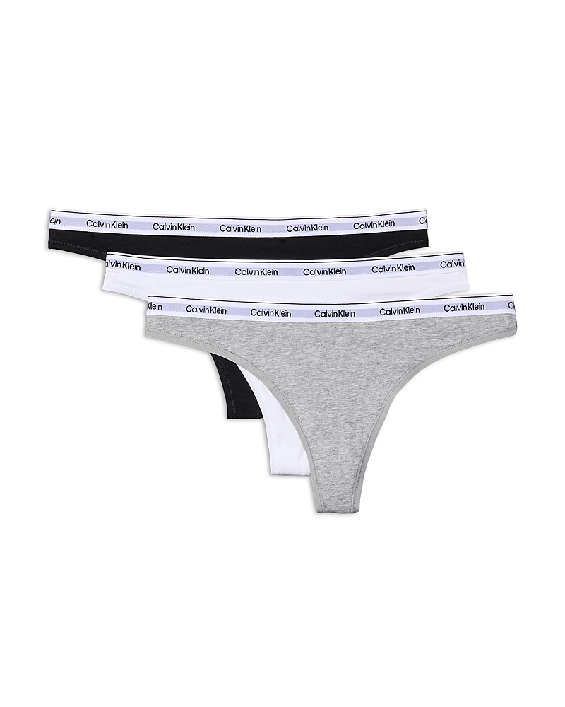 Shop Calvin Klein Modern Logo Thong, Set Of 3