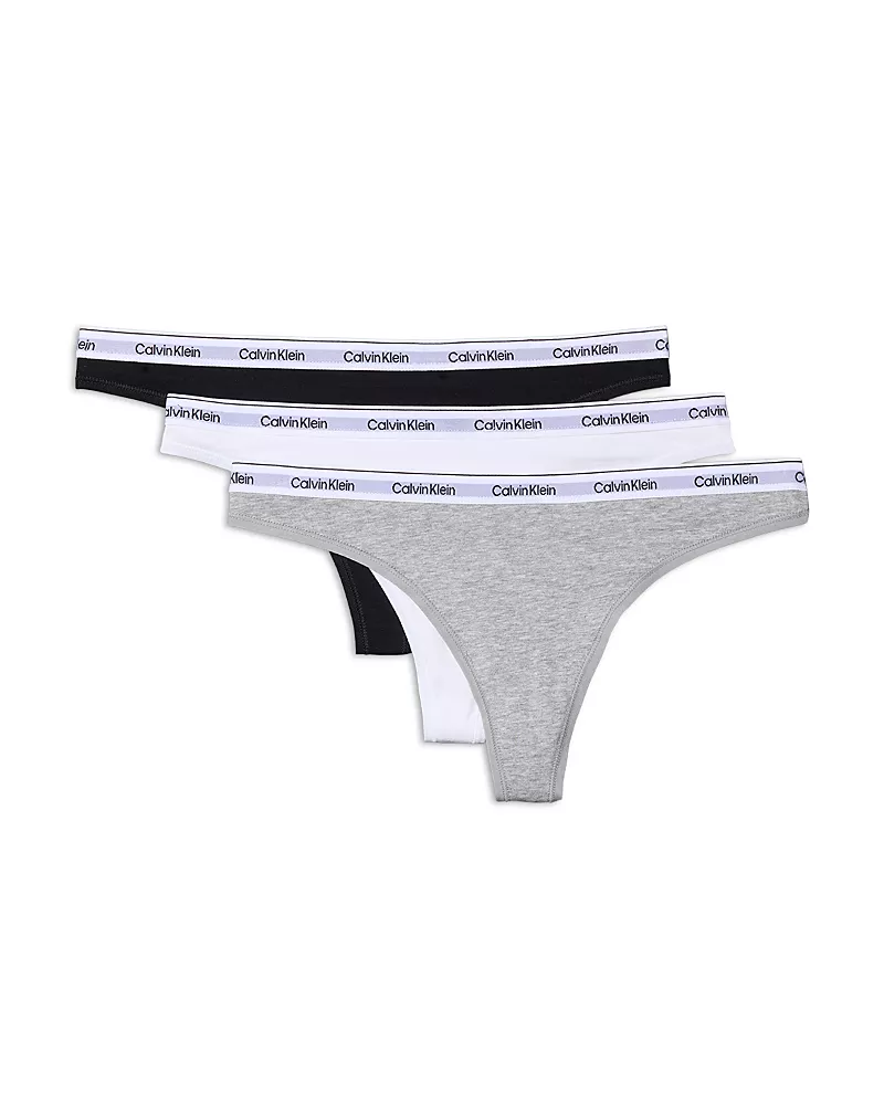 Calvin Klein Modern Logo Thong, Set of 3