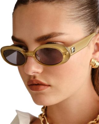 Work It! Oval Sunglasses, 53mm