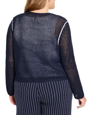 Mesh Tie Cardigan